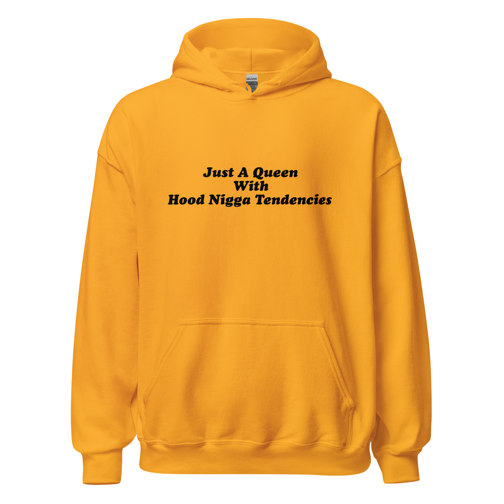 Just A Queen Hoodie (Black Text)